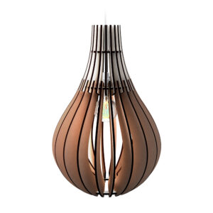 Lustra Rudis, lemn natural, led, Unset