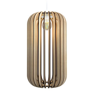 Lustra Tega, Lemn natural, Led, Unset