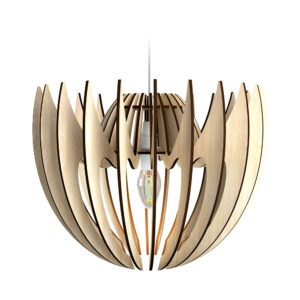 Lustra Alis, Lemn natural, Led, Unset