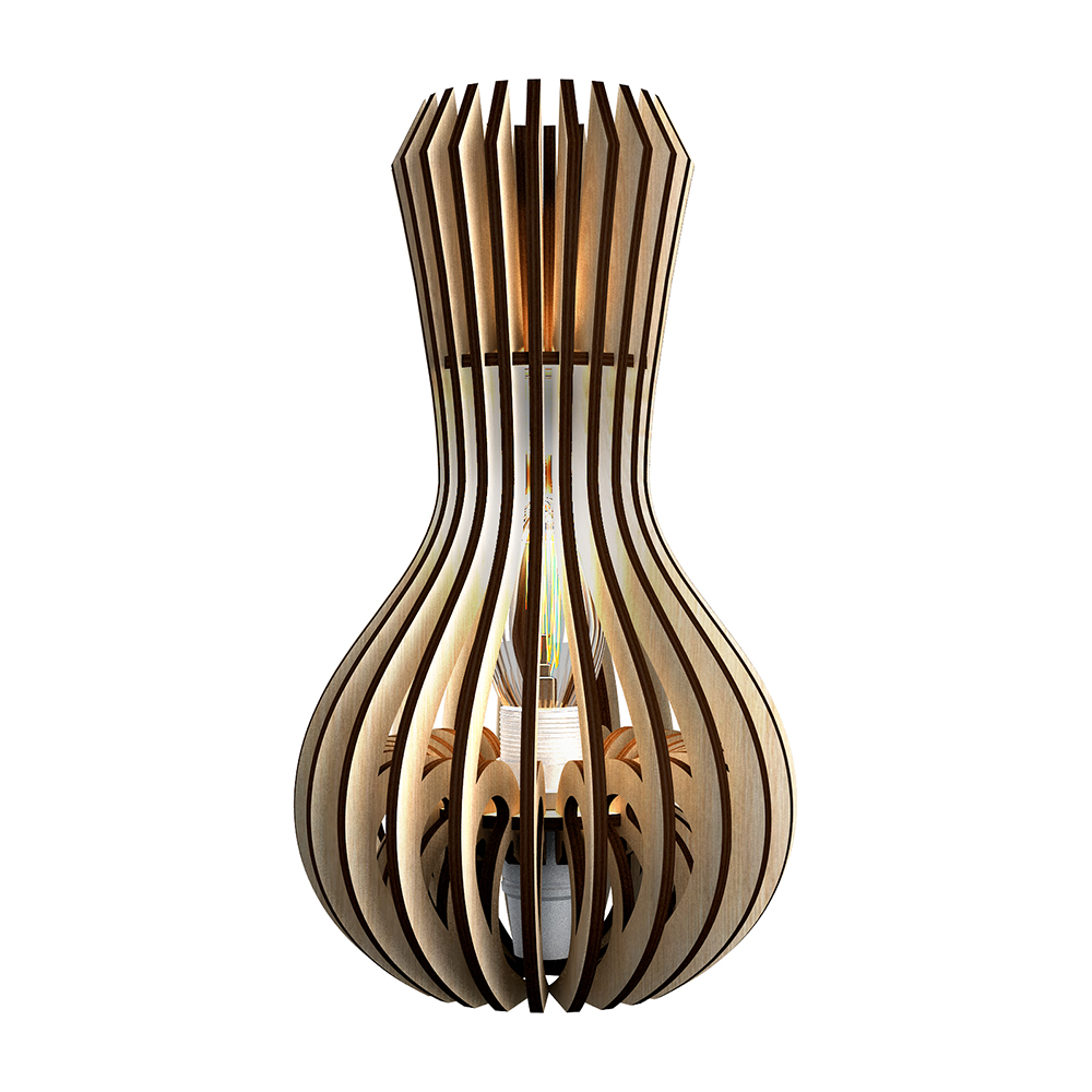 Veioza Mundus, Lemn natural, Led, Unset Veioza Mundus, Lemn natural, Led, Unset
