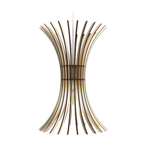 Lustra Aurora, lemn natural, led, Unset