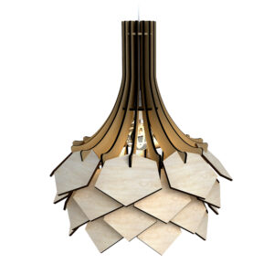 Lustra Penna, Lemn natural, led, Unset