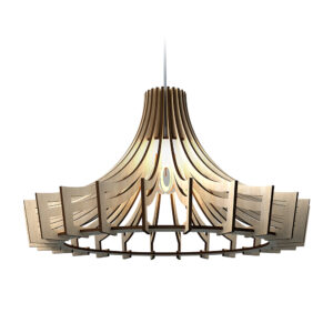 Lustra Solis, Lemn natural, Led, Unset