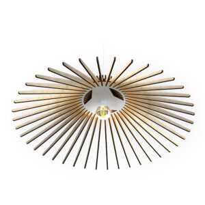 Lustra Stella, Lemn natural, Led, Unset