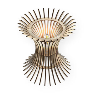 Veioza Aurora, Lemn natural, Led, Unset